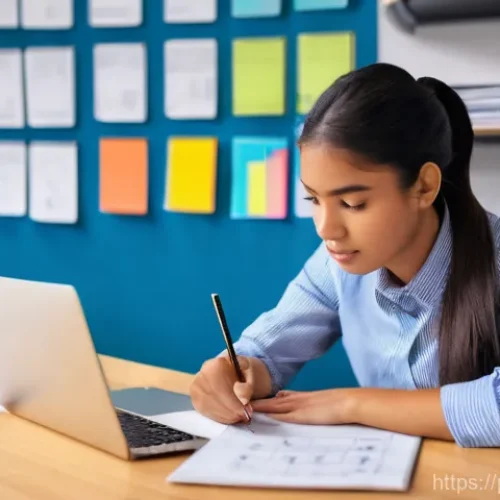 토목기사 필기시험 합격 비법 - **Prompt 1: The Focused Engineering Student**
    "A determined young female civil engineering stude...