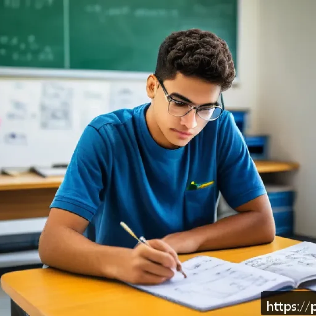 토목기사 실기시험 합격 후기 - A detailed scene of a Brazilian civil engineering student sitting at a tidy desk in a quiet study ro...